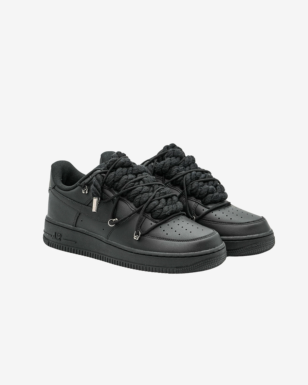 Air Force Rope Laces Double Black