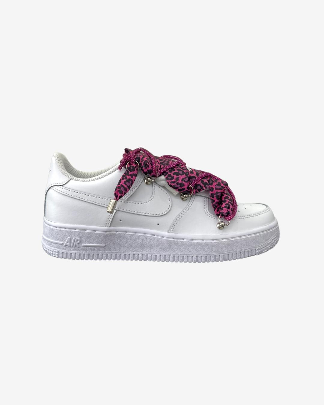Air Force Rope Laces Swarovski Leopard